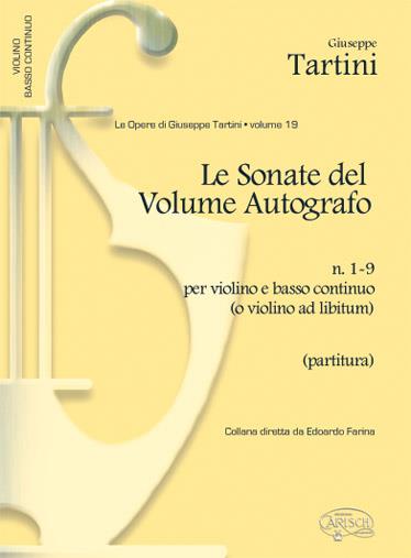 Tartini Volume 19: Sonate del Volume Autografo